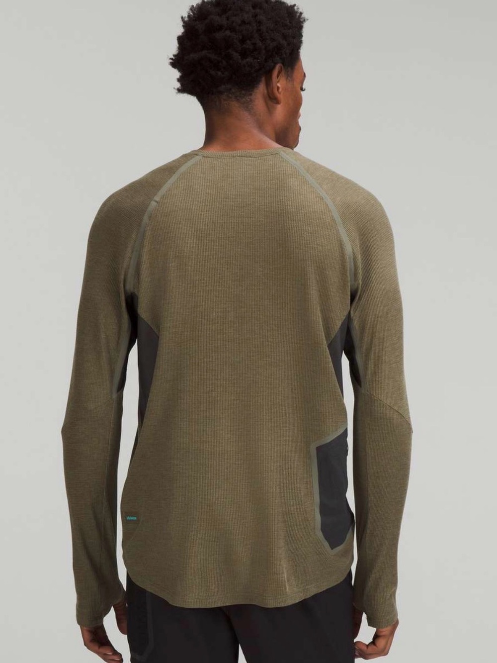 Lululemon Ventilated Hiking Long Sleeve Shirt Mens Large Waffle Thermal Outdoors